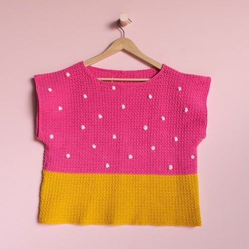 Yarn and Colors 'Baby You Look Fabulous' Top Haakpakket XL 2 Girly Pink