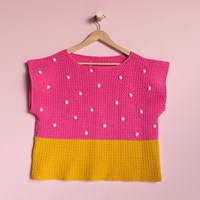 Yarn and Colors 'Baby You Look Fabulous' Top Haakpakket S 2 Girly Pink