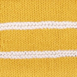 Yarn and Colors Striped Jumper Reversed Breipakket 1 S Sunflower