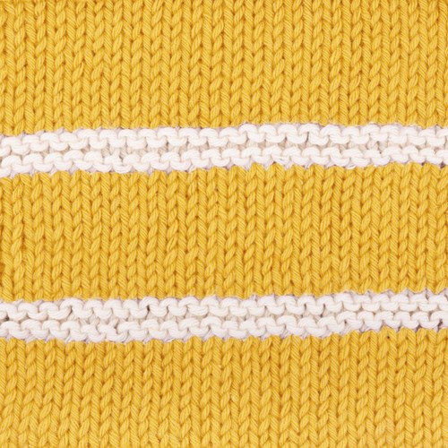 Yarn and Colors Striped Jumper Reversed Breipakket 1 XL Sunflower