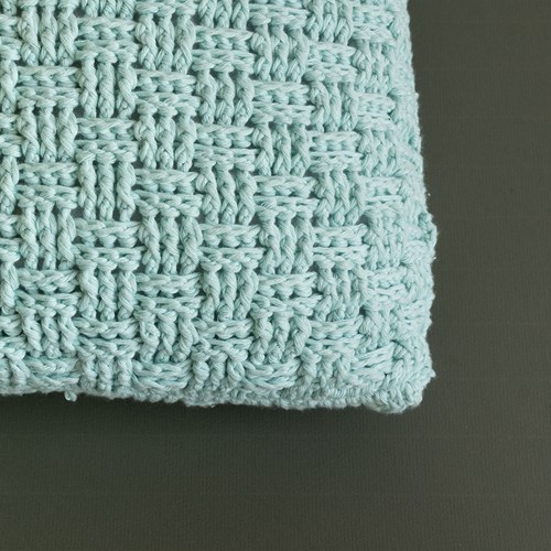 Yarn and Colors Basketweave Comfy Cushion Haakpakket 073 Jade Gravel-2