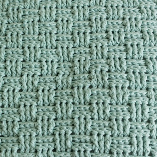 Yarn and Colors Basketweave Comfy Cushion Haakpakket 073 Jade Gravel-3