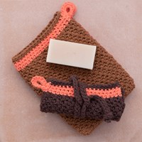 Yarn and Colors Be Gentle Washcloths 009 Limestone Haakpakket-2