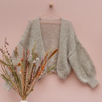 Yarn and Colors Cloud Cardigan Crochet Haakpakket L/XL 002 Cream