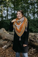 Durable Autumn Mosaic Shawl CAL Garenpakket 234 Tortora