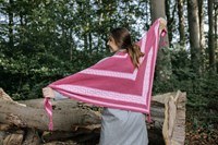 Durable Autumn Mosaic Shawl CAL Garenpakket 235 Rosa-3