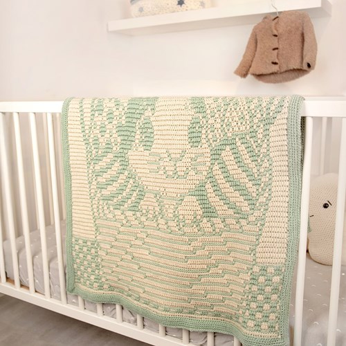 Bunny Surprise Babydeken Garenpakket - Exclusief Patroon-3