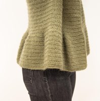 Yarn and Colors Elegant Afternoon Tea Cardigan Haakpakket M Olive-3