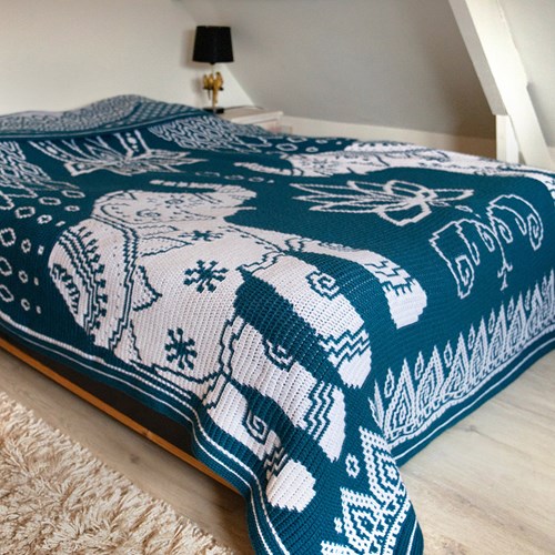 Inspiring India deken Garenpakket - Exclusief Patroon-2