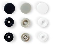 Prym Love Color Drukknoop 12,4mm 02 Marine / Grijs / Wit-2