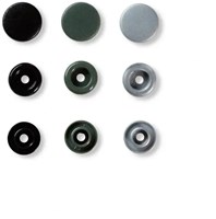 Prym Love Color Drukknoop 12,4mm 01 Grijs-2