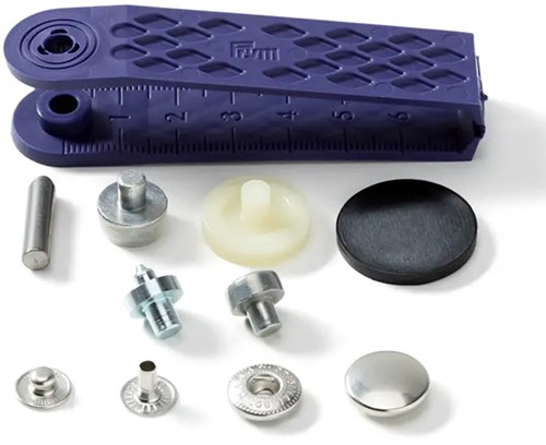 Prym Naaivrije Drukknopen Anorak 15 mm 02 Zilver-2