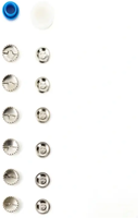 Prym Stofknopen met Matrijs Zilver 19 mm-2