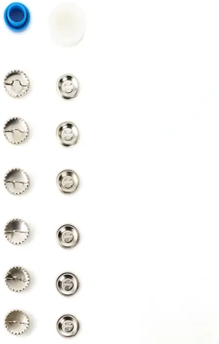 Prym Stofknopen met Matrijs Zilver 19 mm-2