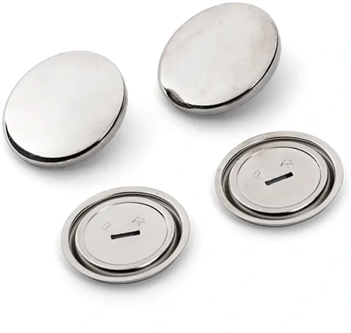 Prym Stofknopen Zonder Matrijs Zilver 38 mm-2