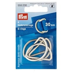 Prym D-Ringen Zilver Mat