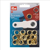 Prym Ringen met Schijven Goud 11 mm