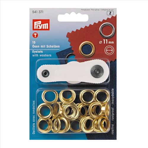 Prym Ringen met Schijven Goud 11 mm