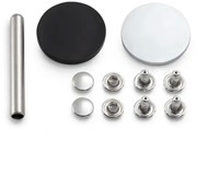 Prym Holle Nieten voor Materiaaldikte 3 - 4 mm Zilver-2