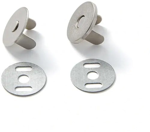 Prym Magneetsluiting 19 mm Zilver-2