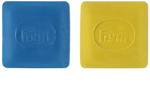 Prym Kleermakerskrijt Plaatjes (2 stuks) 02 Geel / Blauw-2