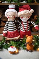 Kerstman & Kerstvrouw Haakpakket