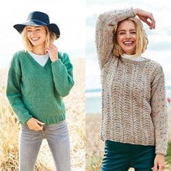 Breipatroon Stylecraft Special Aran With Wool No. F082 Truien
