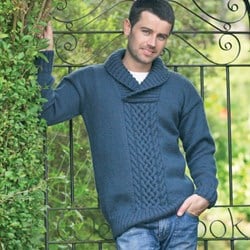 Breipatroon Stylecraft Life Aran No. F085 Heren trui