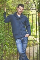 Breipatroon Stylecraft Life Aran No. F085 Heren trui-2