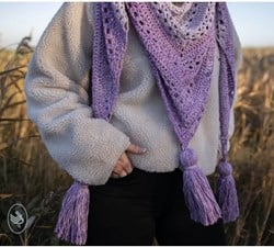 Haakpatroon Cosy Fine Faded Shawl