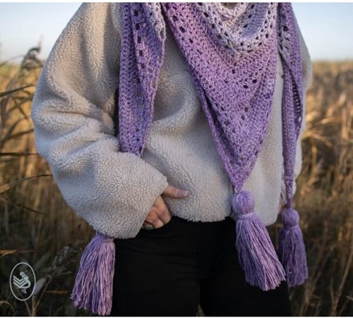 Haakpatroon Cosy Fine Faded Shawl