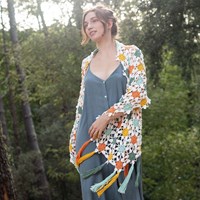 Fair Cotton Bloemen Stola Haakpakket