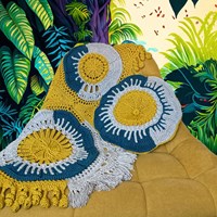 Floral Blooms Cushion All Cushions Haakpakket - The Queen of Loops-2