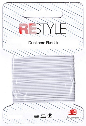 Restyle Dunkoord Elastiek 4m/1,4mm Wit