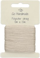 Go Handmade Polyester Koord 2 Beige