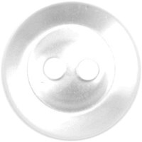 Milward Parelmoer Knoop Wit met Rand 13mm (5 stuks)-2