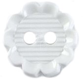 Milward Bloem Knoop Wit 15mm (3 stuks)-2