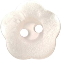 Milward Bloem Knoop Wit 17mm (3 stuks)-2