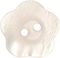 Milward Bloem Knoop Wit 20mm (2 stuks)-2