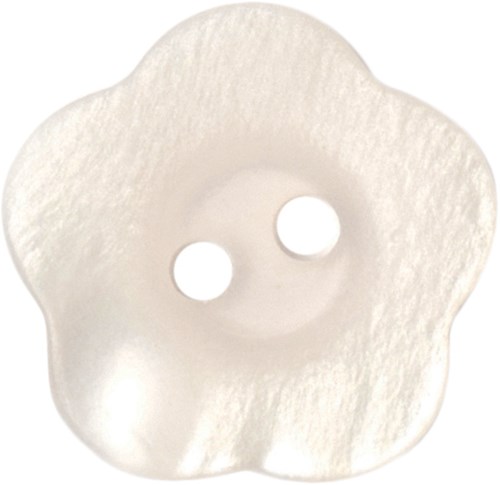 Milward Bloem Knoop Wit 20mm (2 stuks)-2