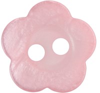 Milward Bloem Knoop Roze 12mm (5 stuks)-2