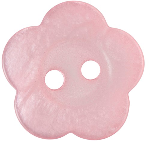 Milward Bloem Knoop Roze 20mm (2 stuks)-2