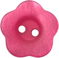 Milward Bloem Knoop Donkerroze 20mm (2 stuks)-2