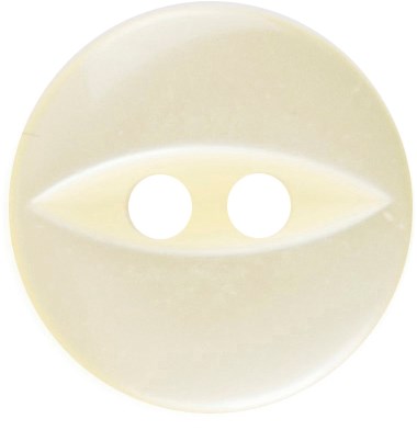Milward Parelmoer Knoop Lichtgeel 16mm (6 stuks)-2