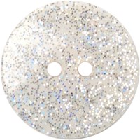 Milward Knoop met Glitters Wit 17mm (3 stuks)-2