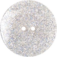 Milward Knoop met Glitters Wit 22mm (2 stuks)-2