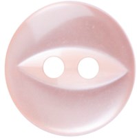 Milward Parelmoer Knoop Lichtroze 10mm (10 stuks)-2