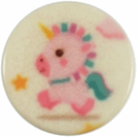 Milward Ronde Knoop met Unicorn 13mm (4 stuks)-2