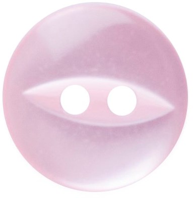 Milward Parelmoer Knoop Roze 16mm (6 stuks)-2