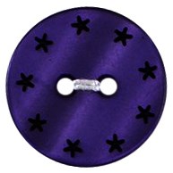 Milward Knoop met Sterretjes Paars 13mm (4 stuks)-2